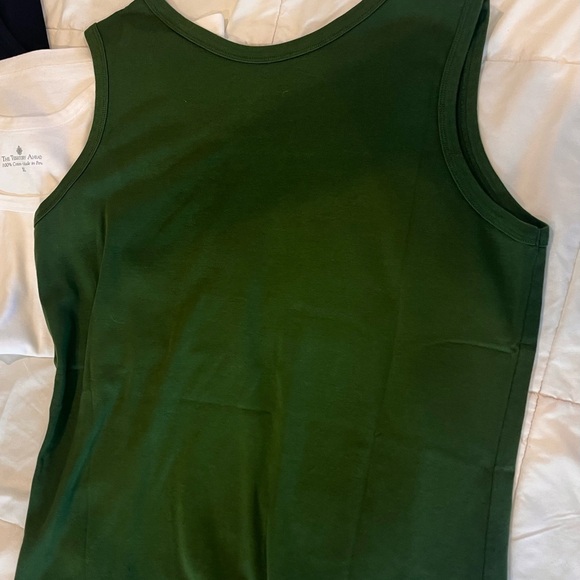The Territory Ahead 100% Cotton Tank Tops Basic Black White Green XL Lot of 3 - Picture 5 of 8